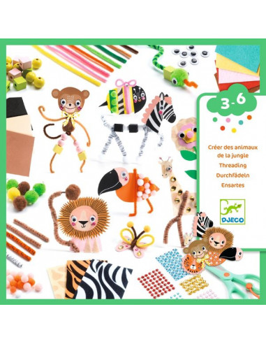 Boîte à créer Animaux de la jungle -... Boîte à créer Animaux de la jungle -...