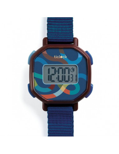 Montre digitale Blue Volute - Djeco