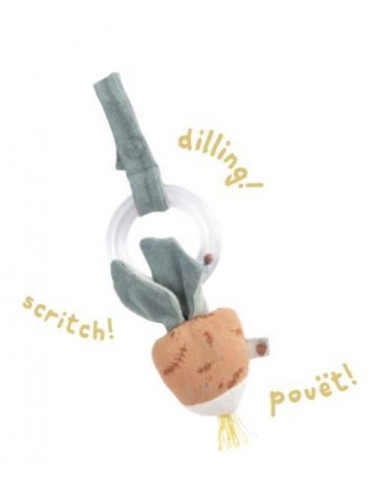 Hochet anneau billes radis Trois... Hochet anneau billes radis Trois...