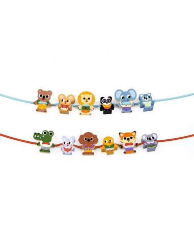 Jeu de laçage FilaFriends - Djeco Jeu de laçage FilaFriends - Djeco