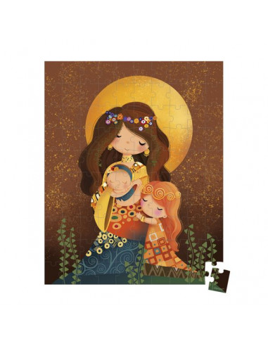 Puzzle inspiré de Klimt 100 pièces -... Puzzle inspiré de Klimt 100 pièces -...