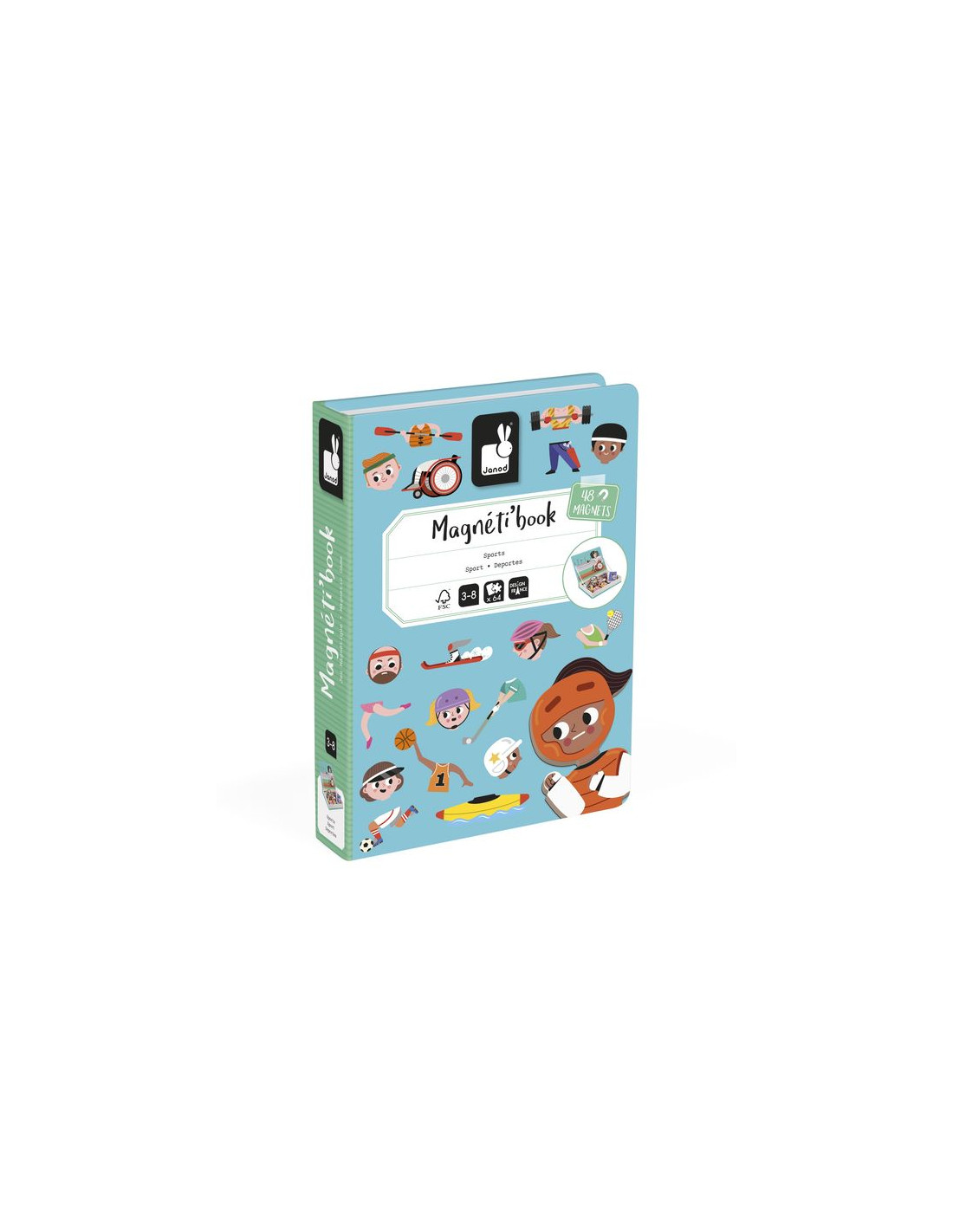 Acheter le jeu Magnéti Book Sports de Janod - Jeu éducatif Boutique  Tropfastoche.com