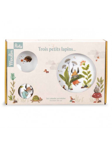 Set vaisselle porcelaine Trois Petits... Set vaisselle porcelaine Trois Petits...