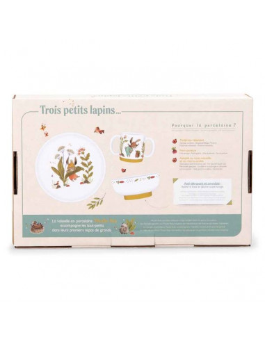 Set vaisselle porcelaine Trois Petits... Set vaisselle porcelaine Trois Petits...