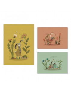 Set de 3 affiches Trois...