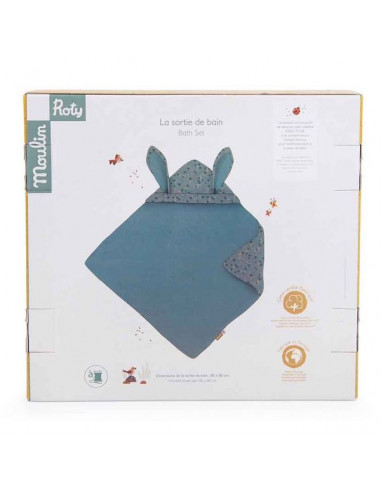 Sortie de bain sauge Trois Petits... Sortie de bain sauge Trois Petits...