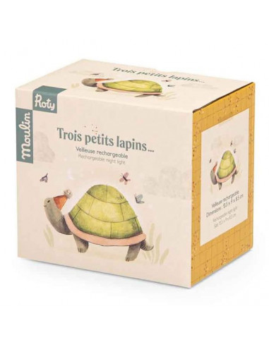 Veilleuse tortue Trois Petits Lapins - Moulin Roty