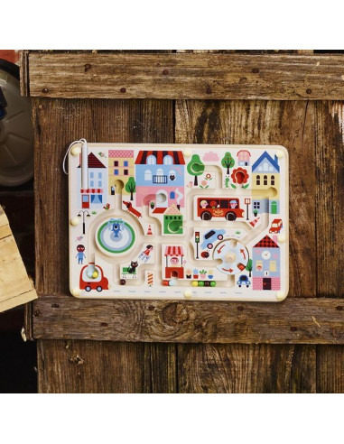 Labyrinthe magnétique Ma petite ville... Labyrinthe magnétique Ma petite ville...