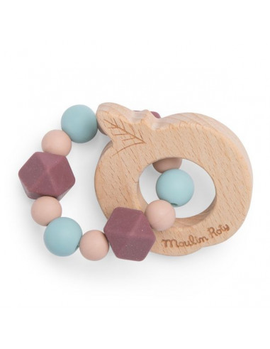 Hochet anneau de dentition pomme... Hochet anneau de dentition pomme...