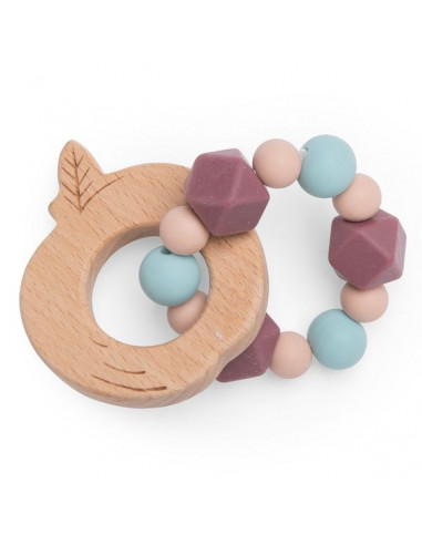 Hochet anneau de dentition pomme...