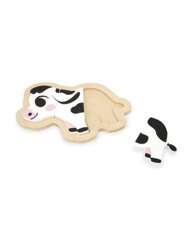 Puzzles évolutifs en bois Ferme - Janod Puzzles évolutifs en bois Ferme - Janod