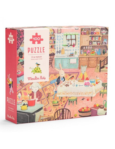 Puzzle 4 x 6 pièces : La maison - Vilac - Rue des Puzzles