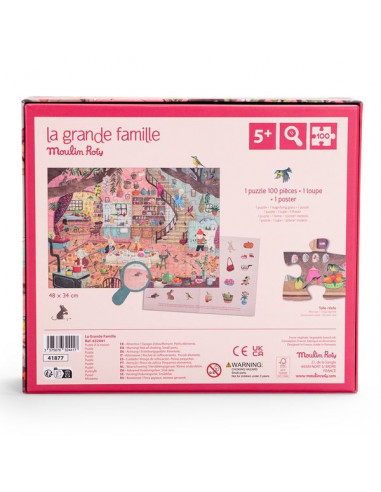 Puzzle À la maison 100 pièces -... Puzzle À la maison 100 pièces -...
