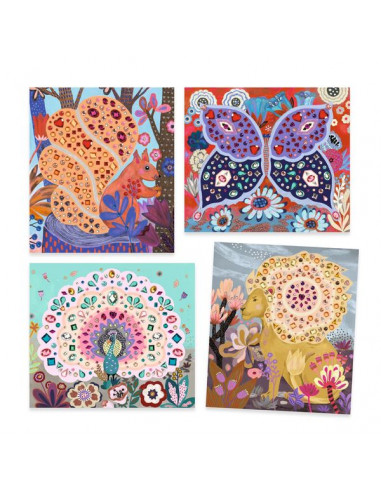 Beautés sauvages Artistic Strass - Djeco Beautés sauvages Artistic Strass - Djeco