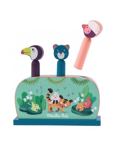 Pop up Dans la jungle - Moulin Roty Pop up Dans la jungle - Moulin Roty