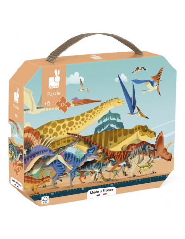 Acheter Puzzle Le monde des dinosaures - 50 pièces - Puzzles pour l