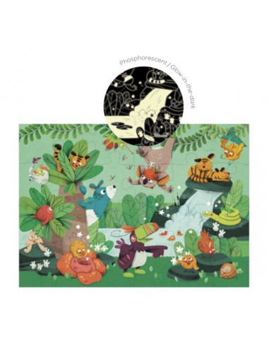 Puzzle phosphorescent La cascade Dans... Puzzle phosphorescent La cascade Dans...