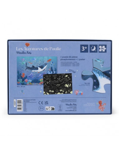 Puzzle phosphorescent Sous la mer Les... Puzzle phosphorescent Sous la mer Les...