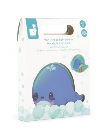 Mon livre de bain Baleine - Janod Mon livre de bain Baleine - Janod