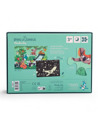 Puzzle phosphorescent La cascade Dans... Puzzle phosphorescent La cascade Dans...