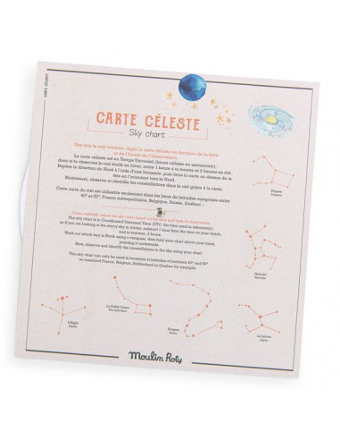 Carte céleste Le Jardin du Moulin -... Carte céleste Le Jardin du Moulin -...