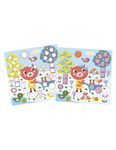 Gommettes géométriques 3 ans - Janod Gommettes géométriques 3 ans - Janod