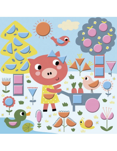 Gommettes géométriques 3 ans - Janod Gommettes géométriques 3 ans - Janod