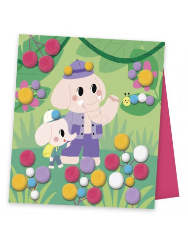 Coffret Pompons 3 ans - Janod Coffret Pompons 3 ans - Janod