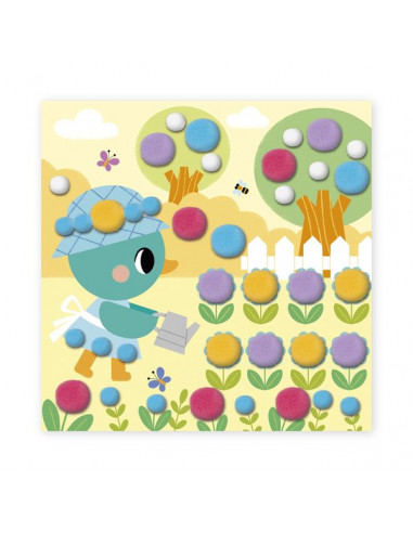 Coffret Pompons 3 ans - Janod Coffret Pompons 3 ans - Janod