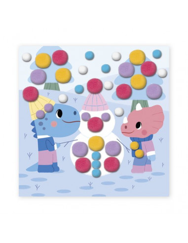 Coffret Pompons 3 ans - Janod Coffret Pompons 3 ans - Janod