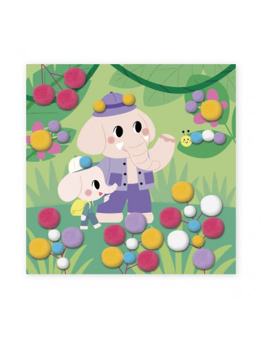 Coffret Pompons 3 ans - Janod Coffret Pompons 3 ans - Janod