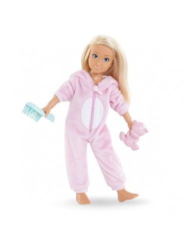 Vêtement pour poupée Corolle 30 cm : Pyjama rose