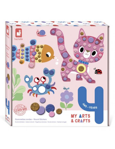 Gommettes rondes 4 ans - Janod - My Arts & Crafts