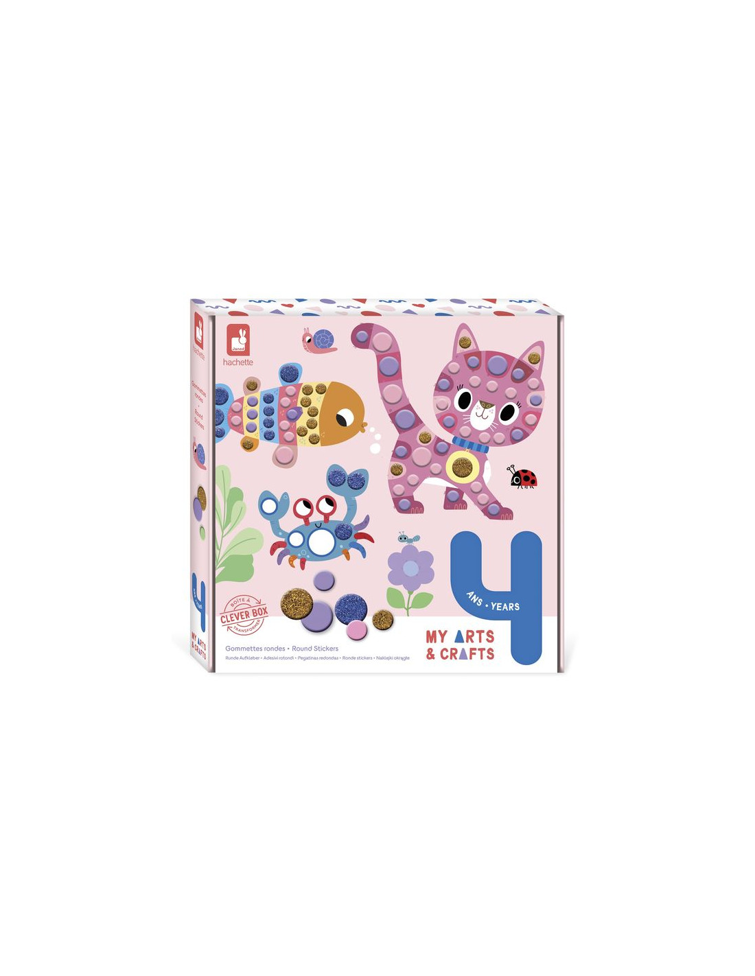 Coffret créatif enfant - Coffret gommettes et stickers - Janod