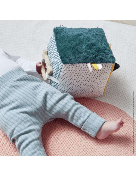 Cubes contrastés - Eveil sensoriel de bébé - Les Crodiles