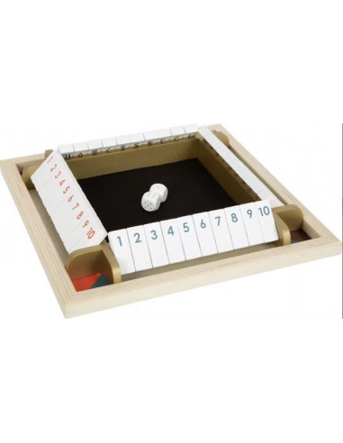 Jeu de dés Shut the Box "Gold Edition"