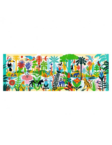 Puzzle Dinosaure, 100 pièces, Djeco - Le Savane - Côté Déco