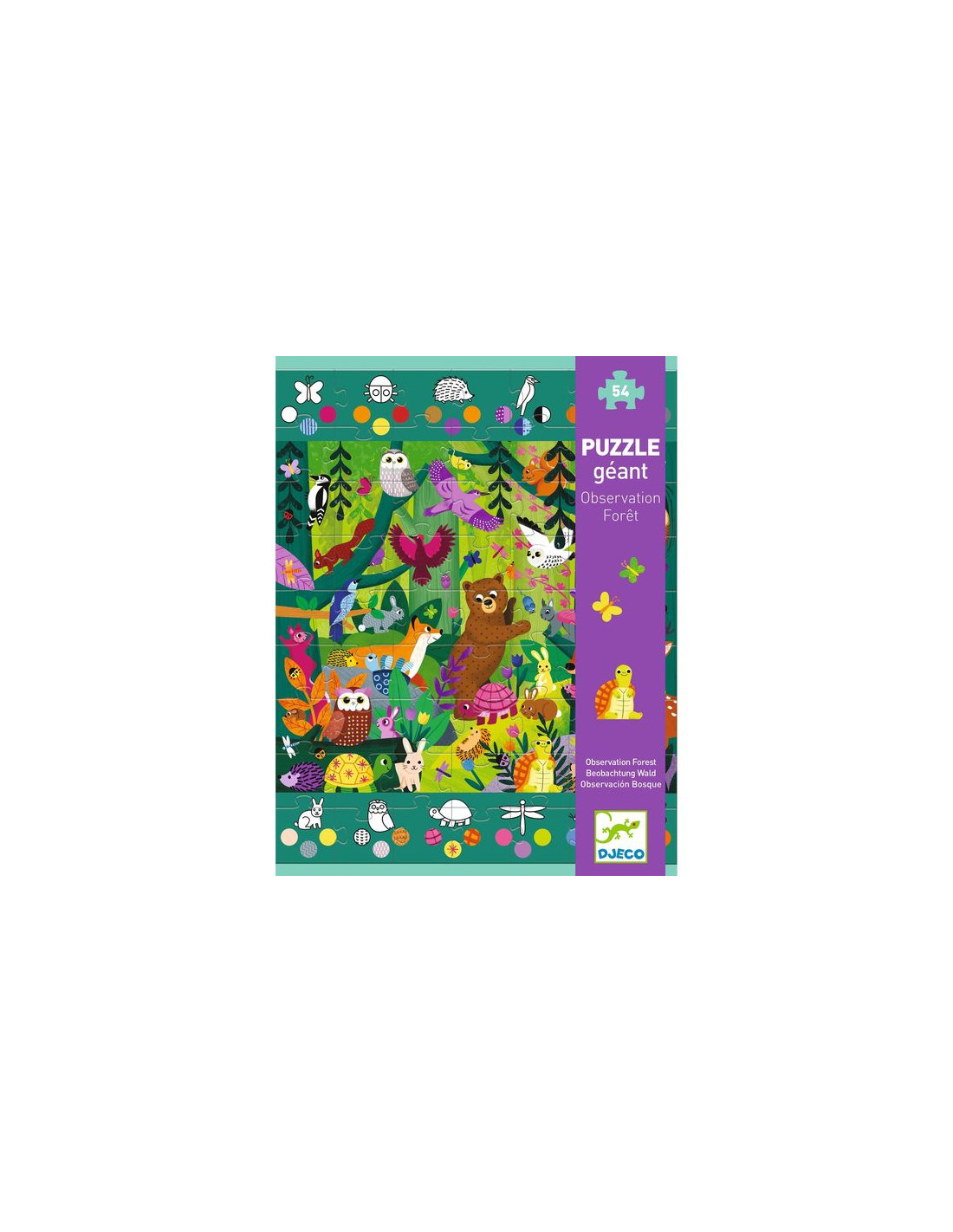 Puzzle La Cousinade des Ours 54 pièces : Puzzles 50 à 149 pièces Janod -  J02610