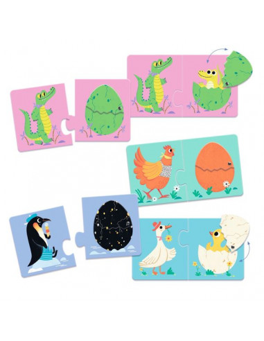 Puzzle duo articulo Les œufs rigolos... Puzzle duo articulo Les œufs rigolos...