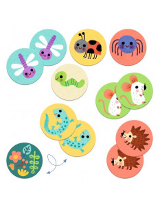 Mémo Petites bêtes - Djeco 2