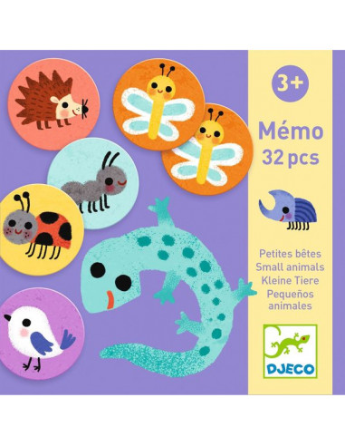 Mémo Petites bêtes - Djeco