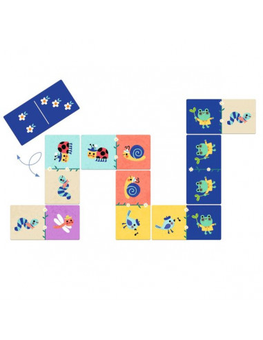 Domino Petites bêtes - Djeco Domino Petites bêtes - Djeco