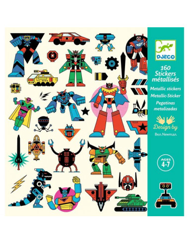 Stickers Robots - Djeco Stickers Robots - Djeco