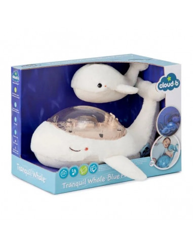 Tranquil whale white family Peluche...