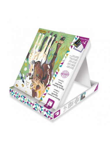 Peinture au numéro aquarelle Chevaux... Peinture au numéro aquarelle Chevaux...