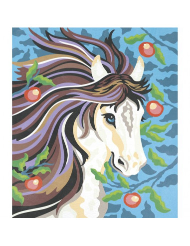 Peinture au numéro aquarelle Chevaux... Peinture au numéro aquarelle Chevaux...