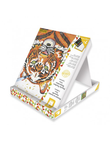 Peinture au numéro aquarelle Félins -... Peinture au numéro aquarelle Félins -...