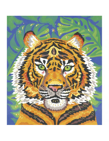 Peinture au numéro aquarelle Félins -... Peinture au numéro aquarelle Félins -...