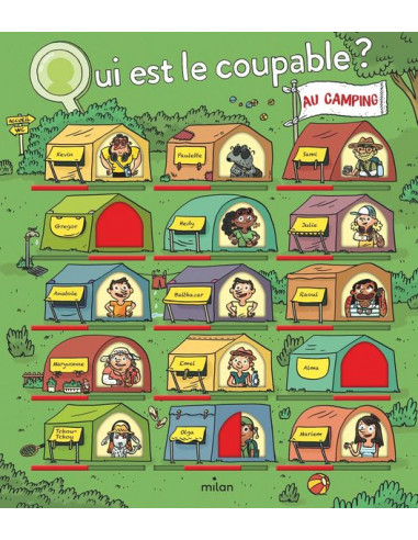 Livre Qui est le coupable au camping?...