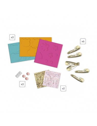 Barrettes animaux pailletés à créer -... Barrettes animaux pailletés à créer -...